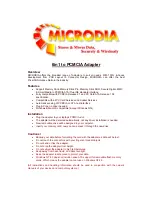 Microdia 6in1 to PCMCIA Overview preview