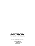 Preview for 12 page of Microh LED PROFILE 120 WW User Manual