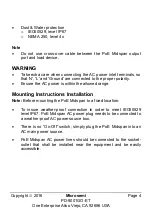 Preview for 4 page of Microsemi 9001GO-ET User'S Installation Manual