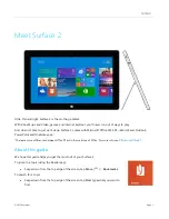 Preview for 7 page of Microsoft Surface 2 User Manual