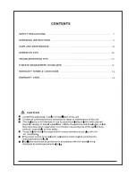 Preview for 2 page of Midea 12000 Btu User Manual