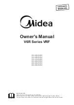 Midea MV6-R252WV2RN1 Owner'S Manual preview