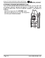 Preview for 14 page of Midland LXT 216 series Owner'S Manual