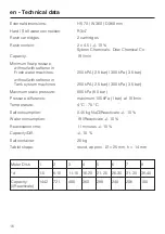 Preview for 16 page of Miele professional Aqua-Soft-System PG 8597 Operating Instructions Manual