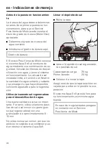 Preview for 36 page of Miele professional Aqua-Soft-System PG 8597 Operating Instructions Manual