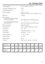 Preview for 59 page of Miele professional Aqua-Soft-System PG 8597 Operating Instructions Manual