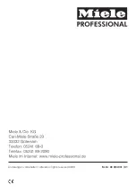 Preview for 68 page of Miele professional Aqua-Soft-System PG 8597 Operating Instructions Manual