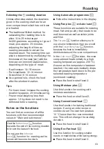 Preview for 63 page of Miele 11 190 803 Operating And Installation Instructions