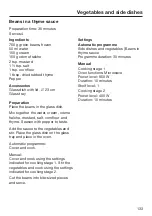 Preview for 133 page of Miele 11 197 290 / 00 Cookbook