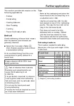 Preview for 63 page of Miele 11 918 970 Operating Instructions Manual