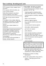 Preview for 70 page of Miele 11 918 970 Operating Instructions Manual