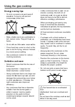 Preview for 42 page of Miele 11 919 010 Operating Instructions Manual