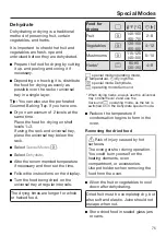 Preview for 75 page of Miele 11 919 010 Operating Instructions Manual