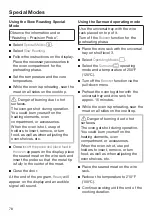 Preview for 78 page of Miele 11 919 010 Operating Instructions Manual