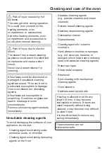 Preview for 99 page of Miele 11 919 010 Operating Instructions Manual