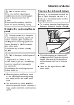 Preview for 47 page of Miele 51508264IRL Operating And Installation Instructions