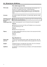 Preview for 4 page of Miele 67020301D Operating Instructions Manual