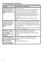 Preview for 64 page of Miele CM 5310, CM 5410, CM 5510, CM 5710 Operating Instructions Manual