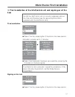 Preview for 17 page of Miele Conn@ctivity XKM 2000 KM Installation Instructions Manual