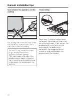 Preview for 40 page of Miele CS 1011 G Operating And Installation Instructions