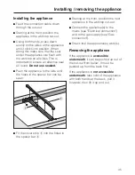Preview for 45 page of Miele CS 1012-1 Operating And Installation Instructions