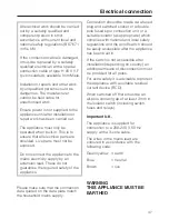 Preview for 47 page of Miele CS 1012-1 Operating And Installation Instructions