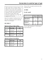 Preview for 51 page of Miele CS 1012-1 Operating And Installation Instructions