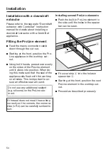 Preview for 50 page of Miele CS 1212-1 Operating And Installation Instructions