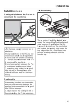 Preview for 37 page of Miele CS 1322 BG 240V Operating And Installation Instructions