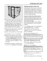 Preview for 73 page of Miele CVA 6805 Operating And Installation Instructions