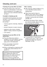 Preview for 20 page of Miele DA 416-6 Operating And Installation Instructions