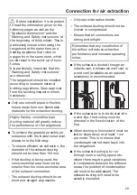 Preview for 29 page of Miele DA 416-6 Operating And Installation Instructions