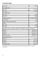 Preview for 34 page of Miele DA 416-6 Operating And Installation Instructions