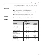 Preview for 61 page of Miele DGC 5080 XL User Instructions