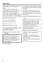 Preview for 62 page of Miele DGC 7845 X Operating And Installation Instructions