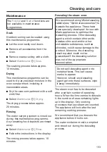 Preview for 163 page of Miele DGC 7845 X Operating And Installation Instructions