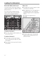 Preview for 34 page of Miele Dishwasher Operating Instructions Manual