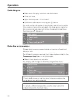 Preview for 40 page of Miele Dishwasher Operating Instructions Manual