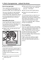 Preview for 38 page of Miele Eco&Steam&9kg TCR 780 WP Operating Instructions Manual