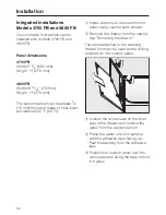 Preview for 9 page of Miele ESW 4700 FB Installation Instructions Manual