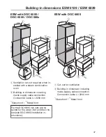 Preview for 47 page of Miele ESW 6114 Operating And Installation Instructions