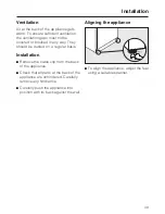 Preview for 39 page of Miele F 12011 S-1 Operating And Installation Manual