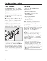 Preview for 22 page of Miele F 1354 S Operating And Installation Manual