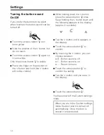 Preview for 12 page of Miele F 1411 SF Operating And Installation Instructions