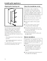 Preview for 52 page of Miele F 1411 SF Operating And Installation Instructions