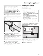 Preview for 53 page of Miele F 1411 SF Operating And Installation Instructions