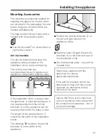 Preview for 55 page of Miele F 1411 SF Operating And Installation Instructions