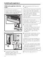 Preview for 58 page of Miele F 1411 SF Operating And Installation Instructions