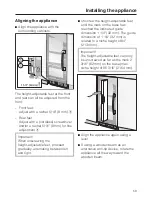 Preview for 59 page of Miele F 1411 SF Operating And Installation Instructions