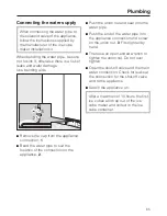 Preview for 65 page of Miele F 1411 SF Operating And Installation Instructions